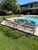 1970s Style Wrought Iron Salterini Double Chase, 2 Pieces For Sale - Image 11 of 12