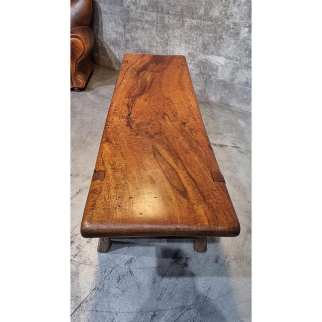 1970s Vintage Brutalist Coffee Table in Acasia, 1970s For Sale - Image 5 of 18