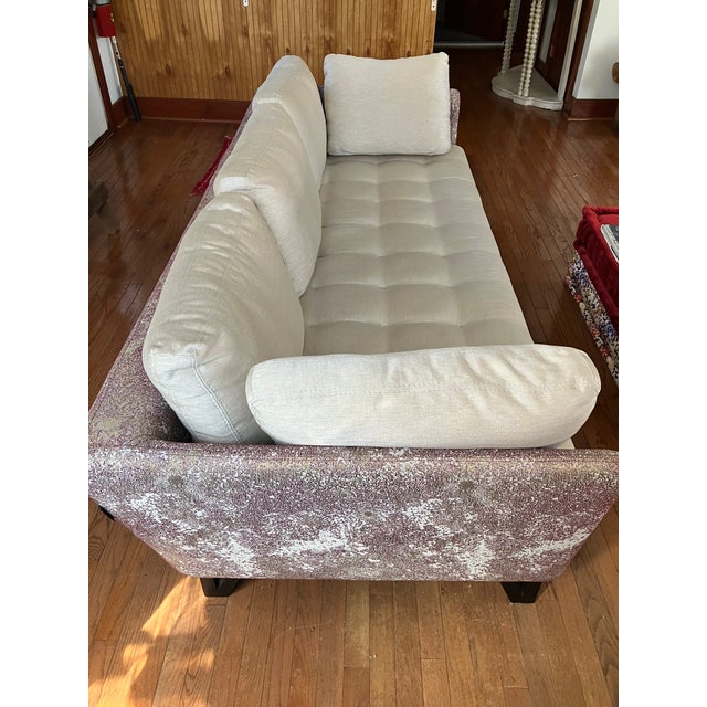 Roche Bobois Large 3 Seater Pagoda Style Sofa For Sale - Image 12 of 14