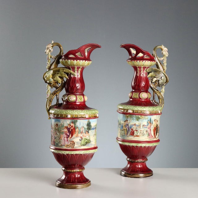 Jugendstil Pourers in Ceramic, Set of 2 For Sale - Image 16 of 16