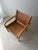 Danish Safari Armchair in Beech Wood and Leather, 1970s For Sale - Image 5 of 12