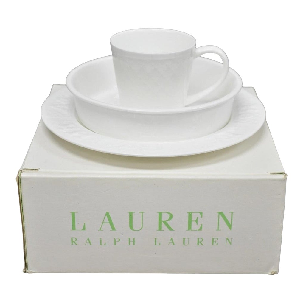 Ralph Lauren Tabletop Collection お皿 RALPH LAUREN HOME Alexander gold-tone printed porcelain gift set