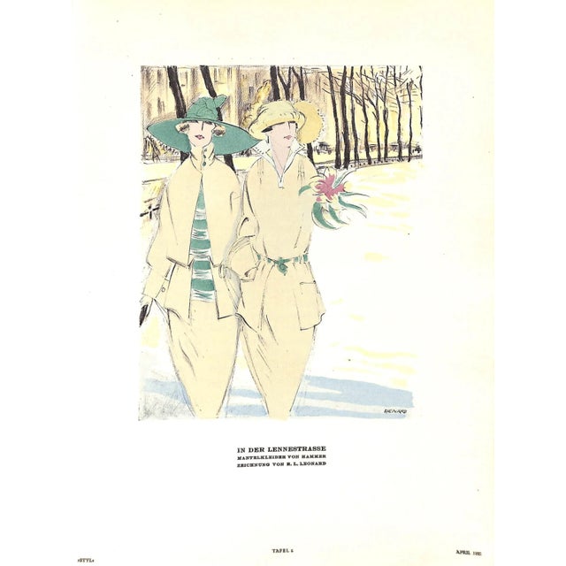 "Styl: Blatter Fur Mode Und Die Angenehmen Dinge Des Lebens" 1922 For Sale - Image 13 of 15