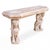 This is a neoclassical style whitewashed carved griffin console table attributed to Phyllis Morris as part of her custom...