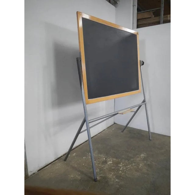 School Blackboard with Support, 1960s For Sale - Image 9 of 9