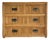 Vintage Boho Pretzel Rattan Chest of Drawers For Sale