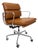 Eames for Herman Miller Soft Pad Management Chair - Cognac Brown Leather For Sale
