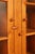 Shaker Shoppe Cherry Stepback Cupboard With Glass Door Hutch For Sale - Image 11 of 18