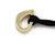 Mid 20th Century Mid 20th Century Open 18k Yellow Gold Pendant & Suede Cord Necklace For Sale - Image 5 of 6