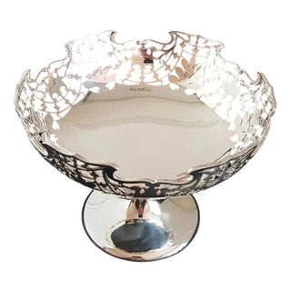 Vintage Sterling Silver Tazza Fruit Bowl from Harrison Brothers & Howson, 1926 For Sale