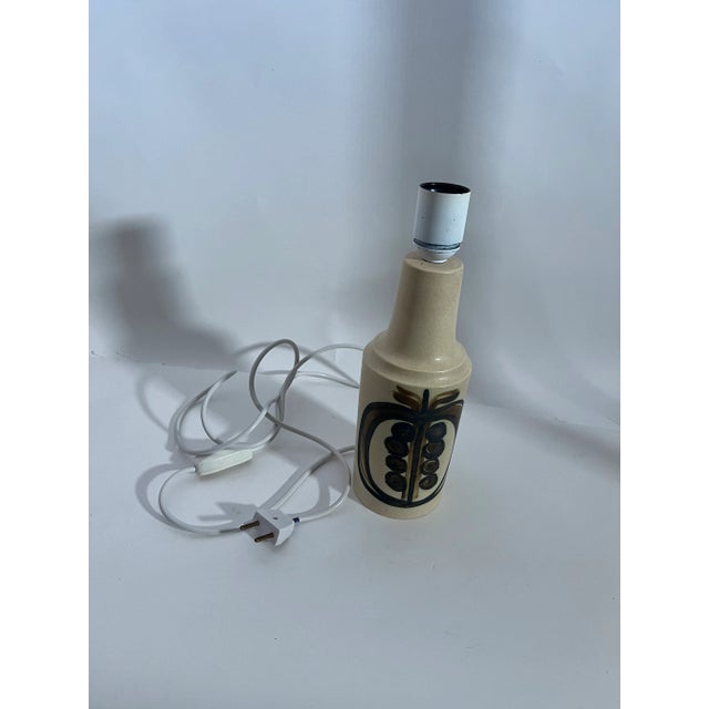 Danish Modern Ceramic Table Lamp From Okela, 1960s For Sale - Image 11 of 11