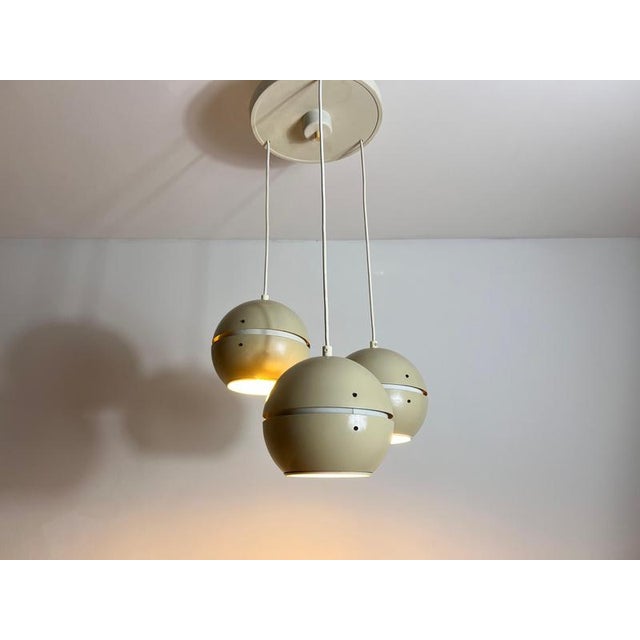 Space Age Cascade Pendant Lamp, East Germany, 1970s For Sale - Image 11 of 12