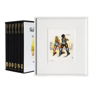 TASCHEN Books Robert Crumb "Sketchbooks 1964-1982" 6-Volume Boxed Set and Signed Print, Limited Art Edition, 7 Pieces