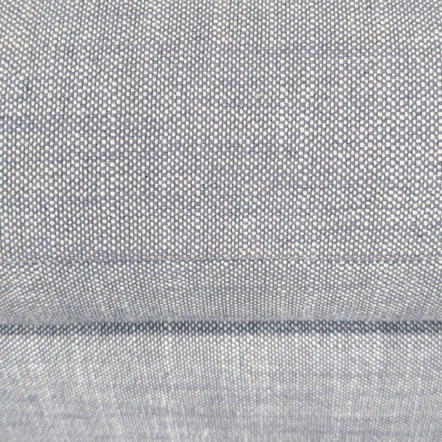 Textile West Elm Modern Gray 3-Seat Sofa With Clean Lines For Sale - Image 7 of 7