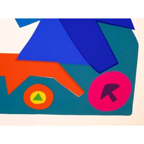 Paper Daniel Gelakoska Star Dome Contemporary Serigraph with Embossed Artist Seal For Sale - Image 7 of 8