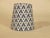 A clip top chandelier shade hand made with Fortuny’s iconic hand printed cotton. Top3” bottom 4” side 4”