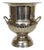Vintage Medici-Shaped Champagne Bucket in Silver-Plated Metal, 1980s For Sale