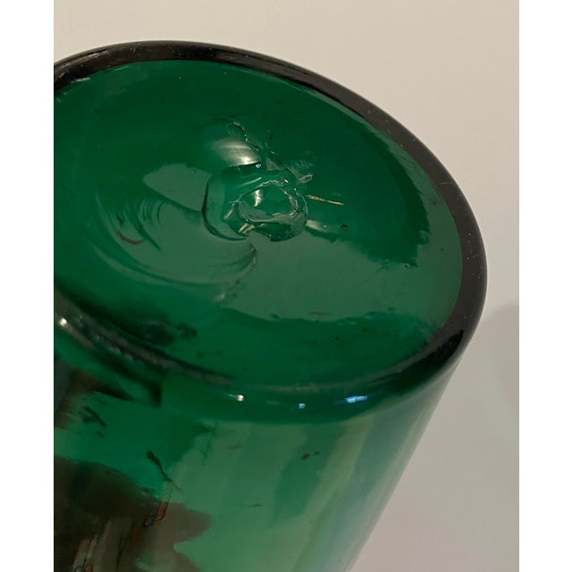 1820s Green Glass Decanter For Sale - Image 6 of 6