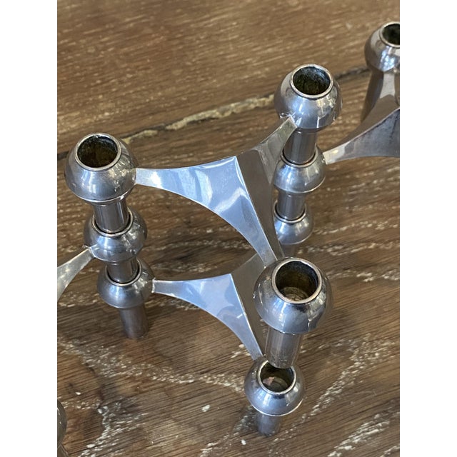 Vintage Modular S22 Candleholders, 1970, Set of 4 For Sale - Image 13 of 18