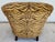African Sherrill Armchair Tufted Animal Print Arm Covers For Sale - Image 3 of 13