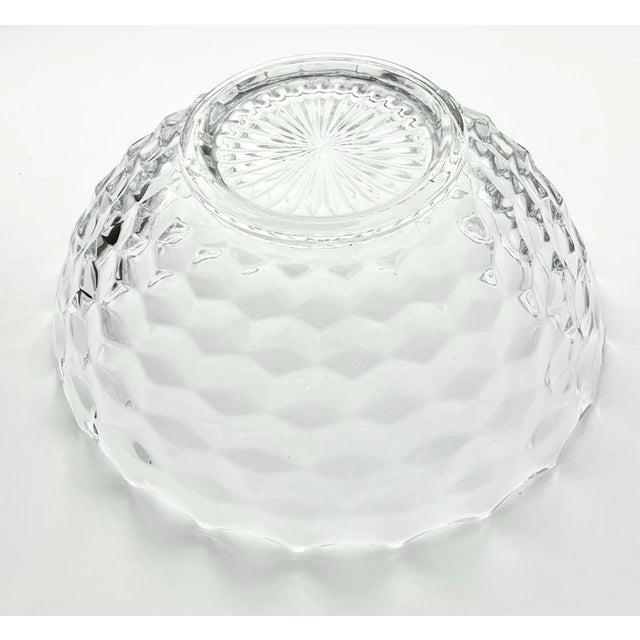 1950s Fostoria “American” 13-Piece Glass Punch Bowl & Cups Set For Sale In Dallas - Image 6 of 10