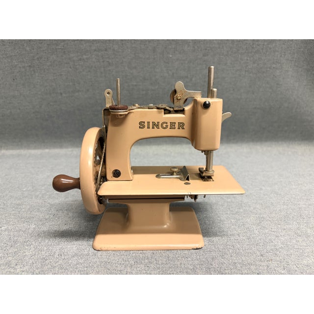 Singer No. 20 Vintage Child's Sewing Machine For Sale - Image 4 of 10