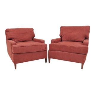 Mid Century Club Chairs - A Pair For Sale