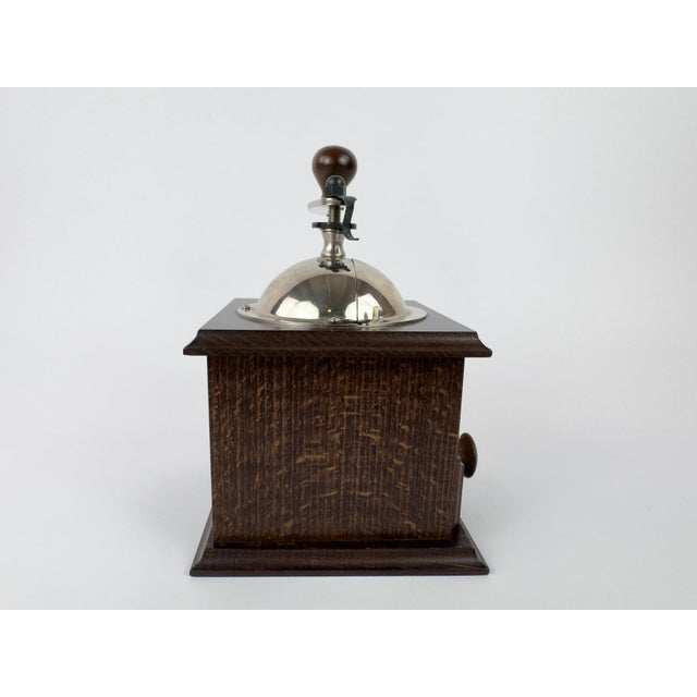 Wood Vintage Peugeot Frères Wooden Manual Coffee Grinder For Sale - Image 7 of 12