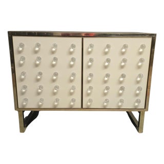 White and Black Cabinet in Murano Glass from Justfurnituress SRL For Sale