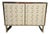 White and Black Cabinet in Murano Glass from Justfurnituress SRL For Sale