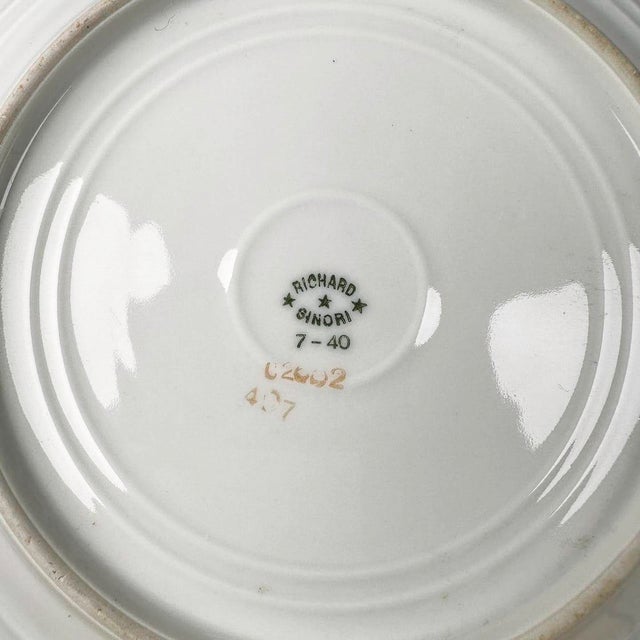 Dessert Plates by Richard Ginori, Set of 7 For Sale - Image 6 of 8