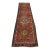 Karajeh Runner 3’2” X 10’2” Red Wool Semi-Antique Tribal Hand-Knotted Rug For Sale