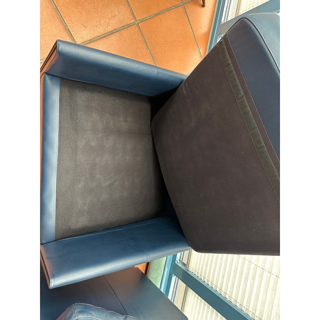 Team Lounge Chairs in Leather from Wellis, 1980s, Set of 2 For Sale - Image 4 of 6
