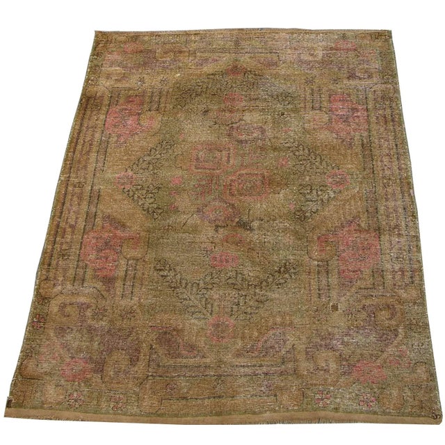 Late 19th Century Late 19th Century Late-19th Century Khotan Samarkand Rug For Sale - Image 5 of 5