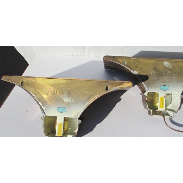 1979 Bronze Uplighter Sconces by Chapman - A Pair of 2 For Sale - Image 13 of 18