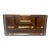 1970s Mid-Century Wood and Brass Dresser/Desk Caddy Valet by Swank For Sale