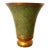Signed Carl Sorensen Art Deco Verdigris Bronze Trumpet Vase Model No. 1262 Circa 1925 - 1935 For Sale