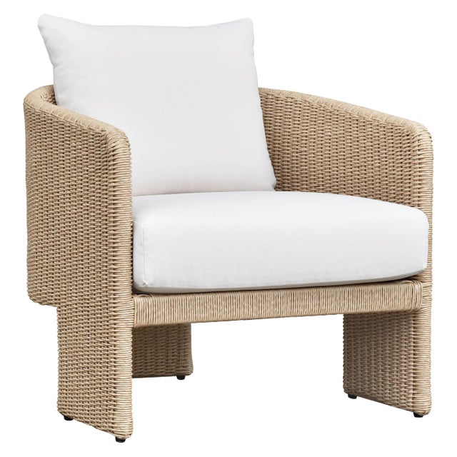 Alexa Cream Outdoor Armchair For Sale