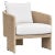 Alexa Cream Outdoor Armchair For Sale