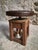 1930s Antique Industrial French Adjustable Oak Workshop Stool, 1930s For Sale - Image 5 of 18