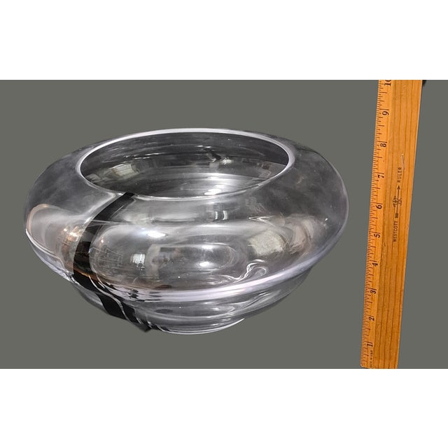 Vintage Mid-Century-Modern Hand Blown Art Glass Avante Garde Design Vase For Sale - Image 6 of 7