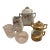 Collection of Pretty Antique & Vintage Creamer Sets: 1970 Waterford, 1880 Powell Bishop Ironstone, 1930 Trico Ngoya For Sale