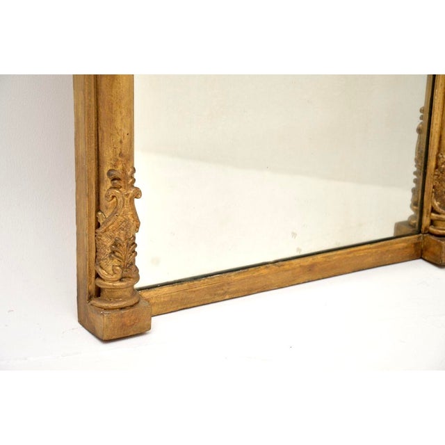 Antique Regency Gilt Wood Mirror, 1800 For Sale - Image 6 of 10