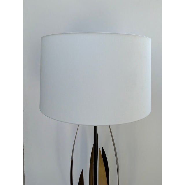 Mid-Century Modern Currey & Co Neilos Floor Lamp For Sale - Image 3 of 8