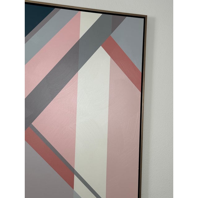 Abstract Pink Print Art From Leftbank Art For Sale - Image 3 of 6