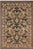 Art Nouveau 1990's Pak-Persian Black/Beige Wool Rug - 6'0'' X 9'2'' For Sale - Image 9 of 9