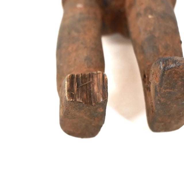 Wood Early 20th Century Azande Miniature Figure For Sale - Image 7 of 7