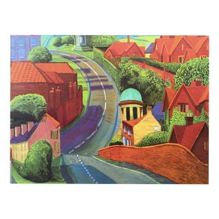 David Hockney, The Road to York Through Sledmere, 1997, Print For Sale
