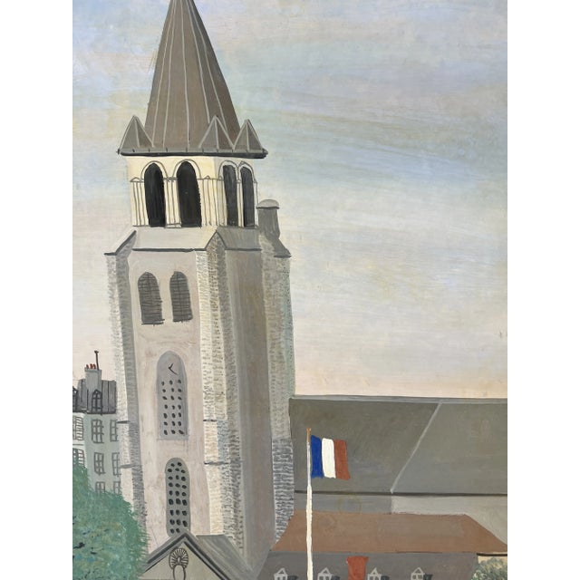 Armand Marie Guérin, Personnages sous le porche de l'église, Oil on Wood For Sale - Image 5 of 12