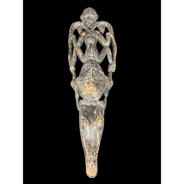 Mid 20th Century Papua New Guinea Middle Sepik Region Ceremonial Suspension Food Hook For Sale In New York - Image 6 of 10